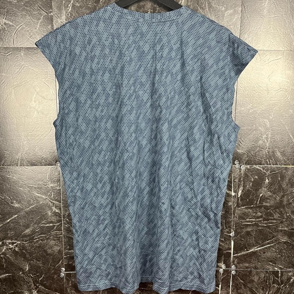Gymshark Blue Retro Tech Sportswear Running Tank Top Large - Picture 2 of 5